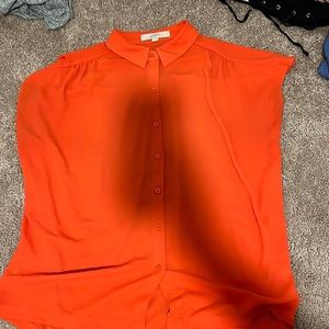 Loft Orange Blouse